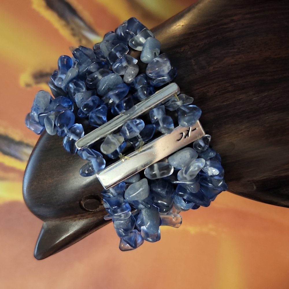 Kenneth Cole Blue Stretch Bracelet